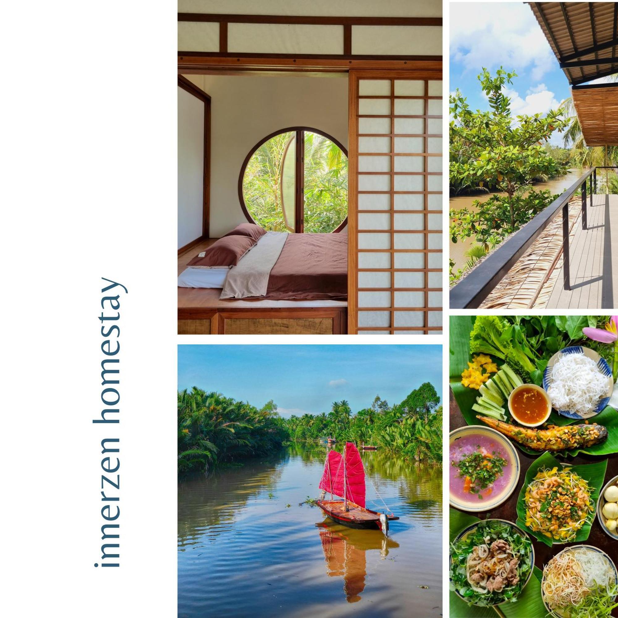 Innerzen Riverside Homestay Ben Tre - Japanese Style Екстериор снимка
